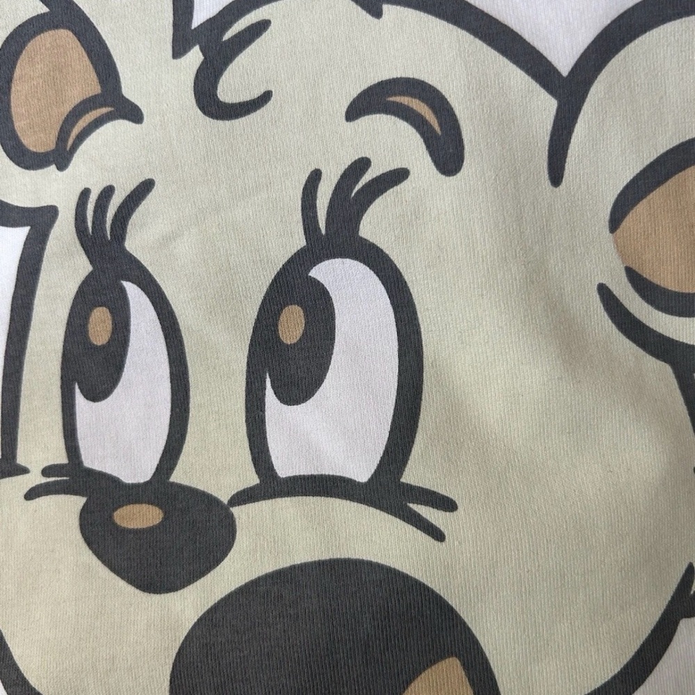Gelato Pique Homme Cream Bear Graphic Short Sleeve T-Shirt Size Large - Picture 4 of 13